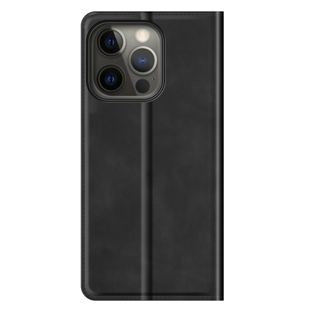  iPhone 13 Pro - Skin Touch Flip Fodral - Svart