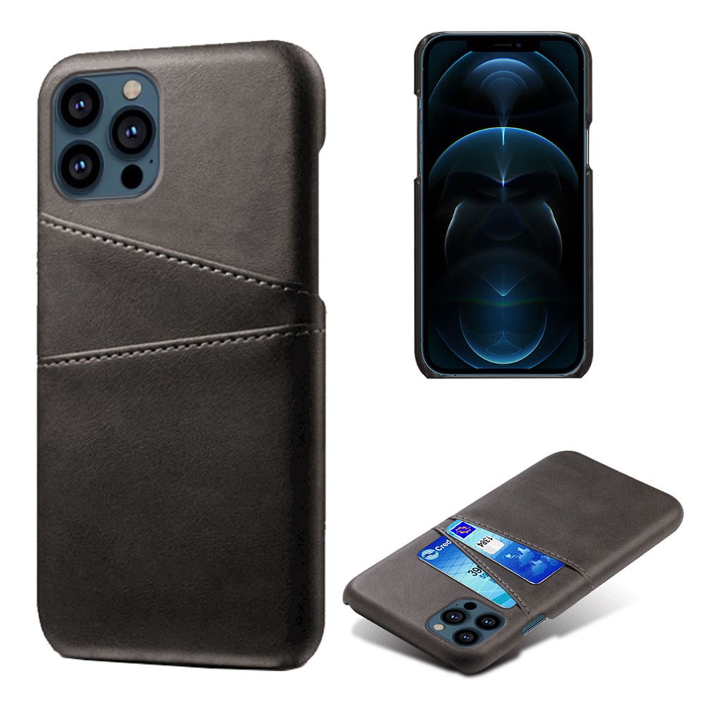 KSQ iPhone 13 Pro - KSQ Skal Med Kortfack - Svart