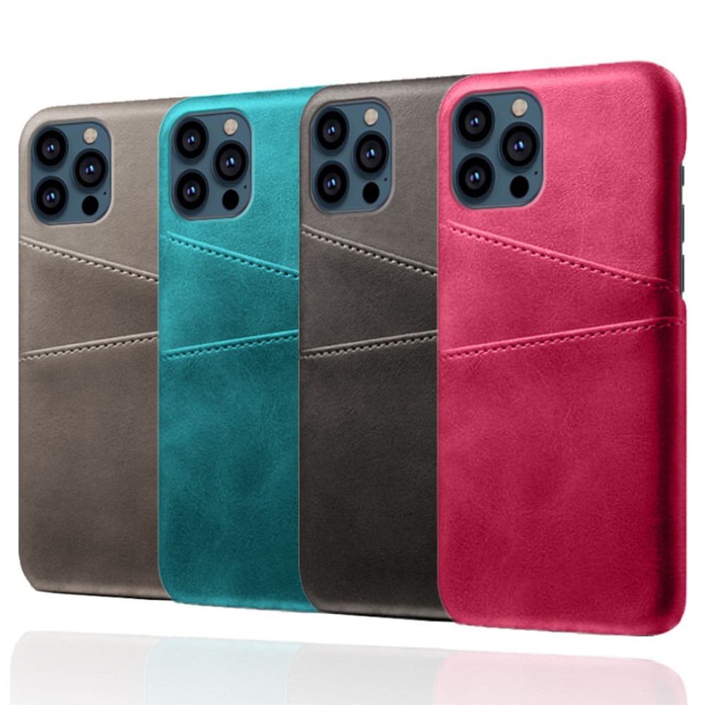 KSQ iPhone 13 Pro - KSQ Skal Med Kortfack - Svart