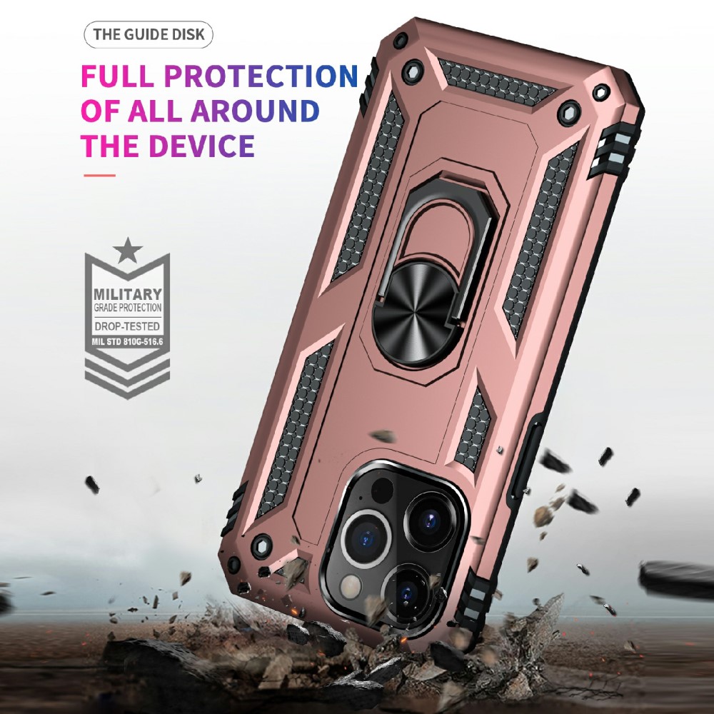  iPhone 13 Pro - Hybrid Ring Skal - Roséguld