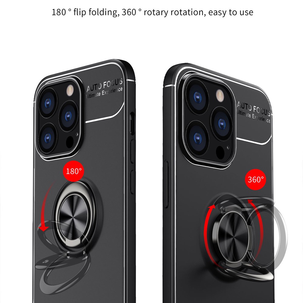  iPhone 13 Pro - Ring Skal - Svart/Blå