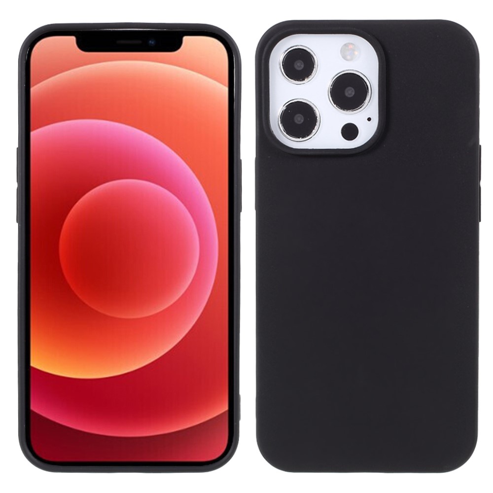  iPhone 13 Pro - Matt TPU Skal - Svart