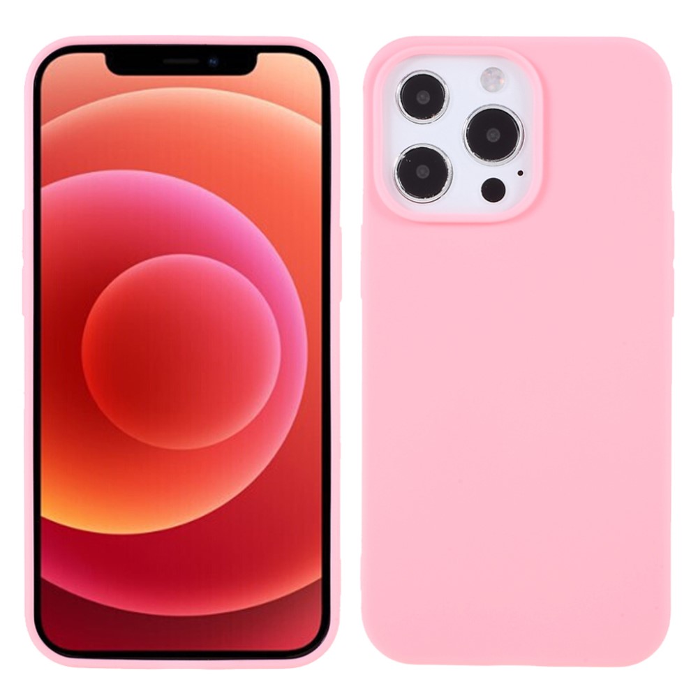  iPhone 13 Pro - Matt TPU Skal - Ljus Rosa