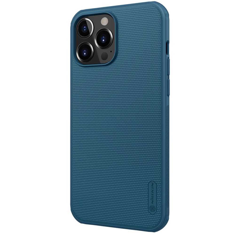 NILLKIN iPhone 13 Pro - NILLKIN Shield Frostat Skal - Blå