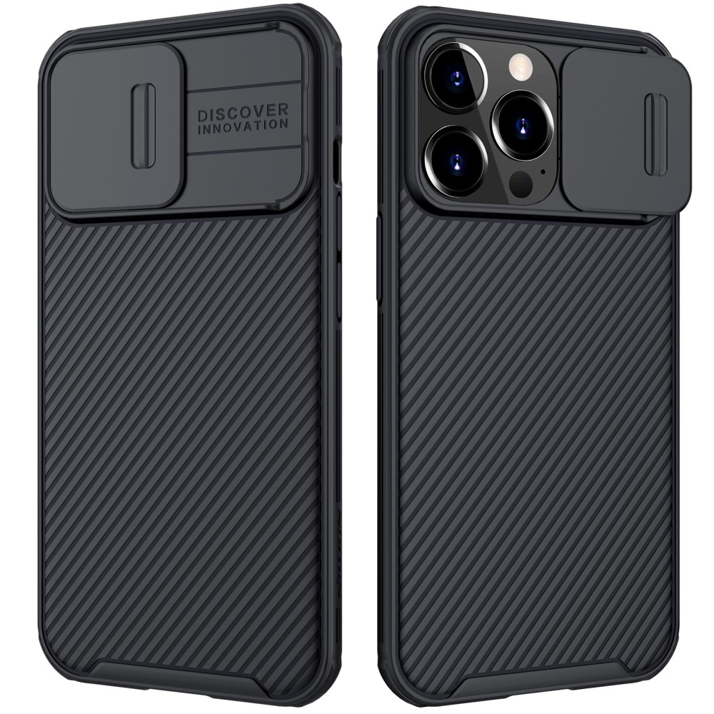 NILLKIN iPhone 13 Pro - NILLKIN CamShield Pro Mobilskal - Svart