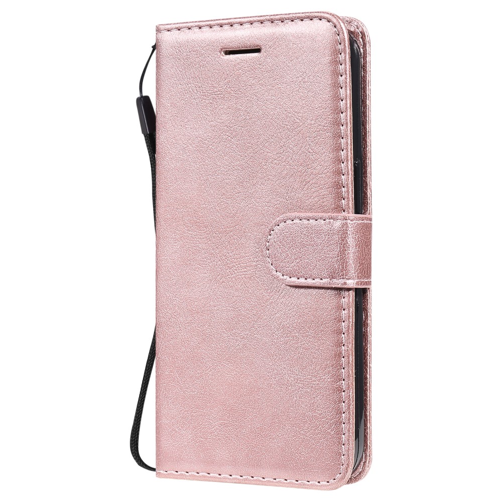  iPhone 13 Pro - Solid Läder Fodral - Roséguld