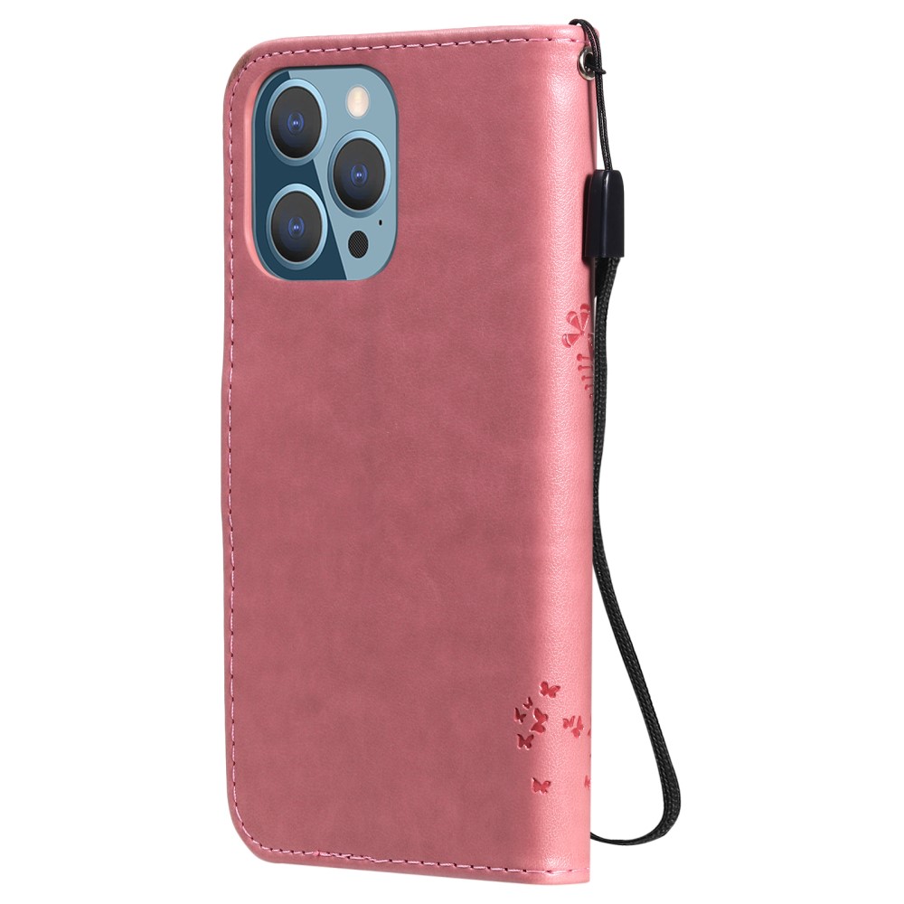  iPhone 13 Pro - Fodral Med Tryck - Ljus Rosa