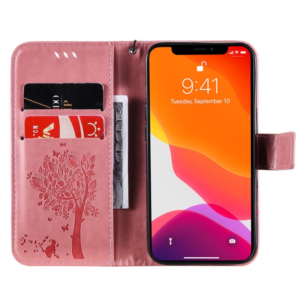  iPhone 13 Pro - Fodral Med Tryck - Ljus Rosa