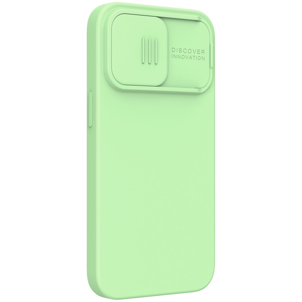 NILLKIN iPhone 13 Pro - NILLKIN CamShield Silky Liquid Skal - Grön