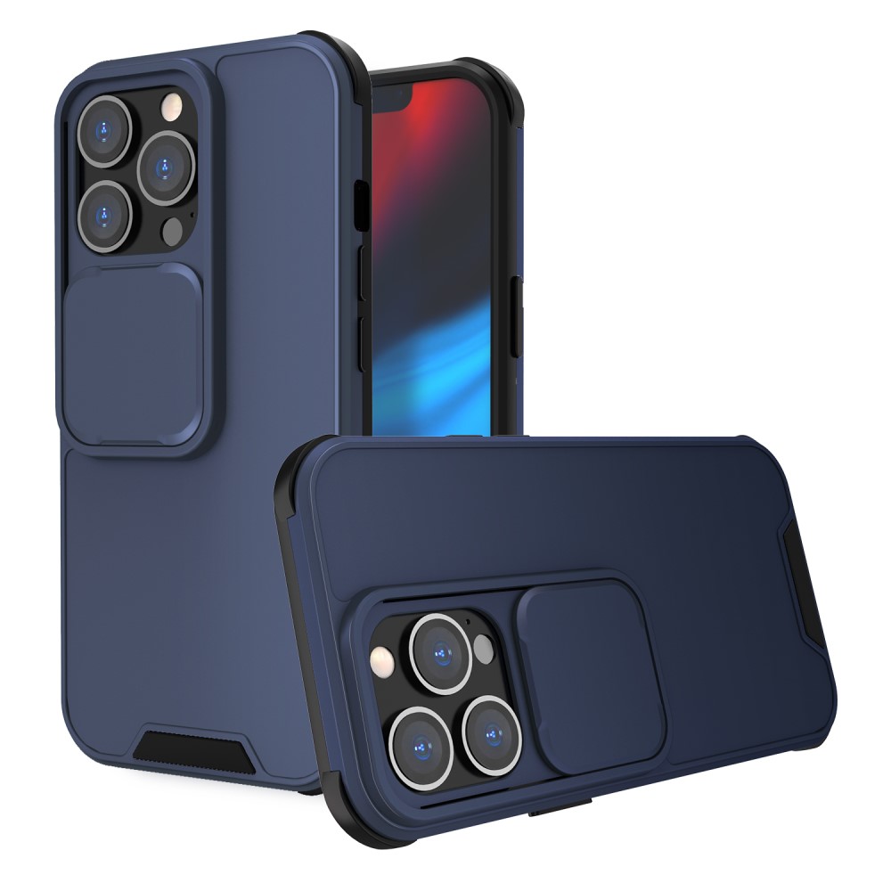  iPhone 13 Pro - CamShield Hybrid Skal - Blå