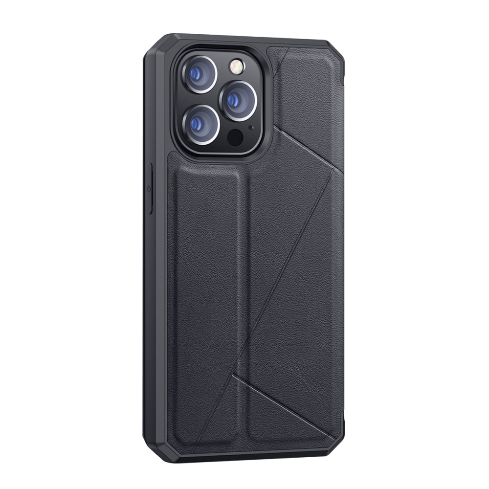 DUX DUCIS iPhone 13 Pro - DUX DUCIS Skin X Shockproof Läder Fodral - Svart