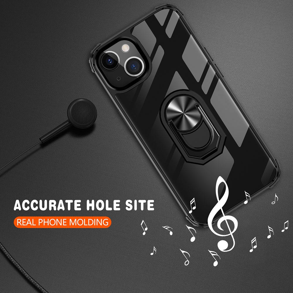  iPhone 13 Mini - Shockproof Ring Hybrid Skal - Röd