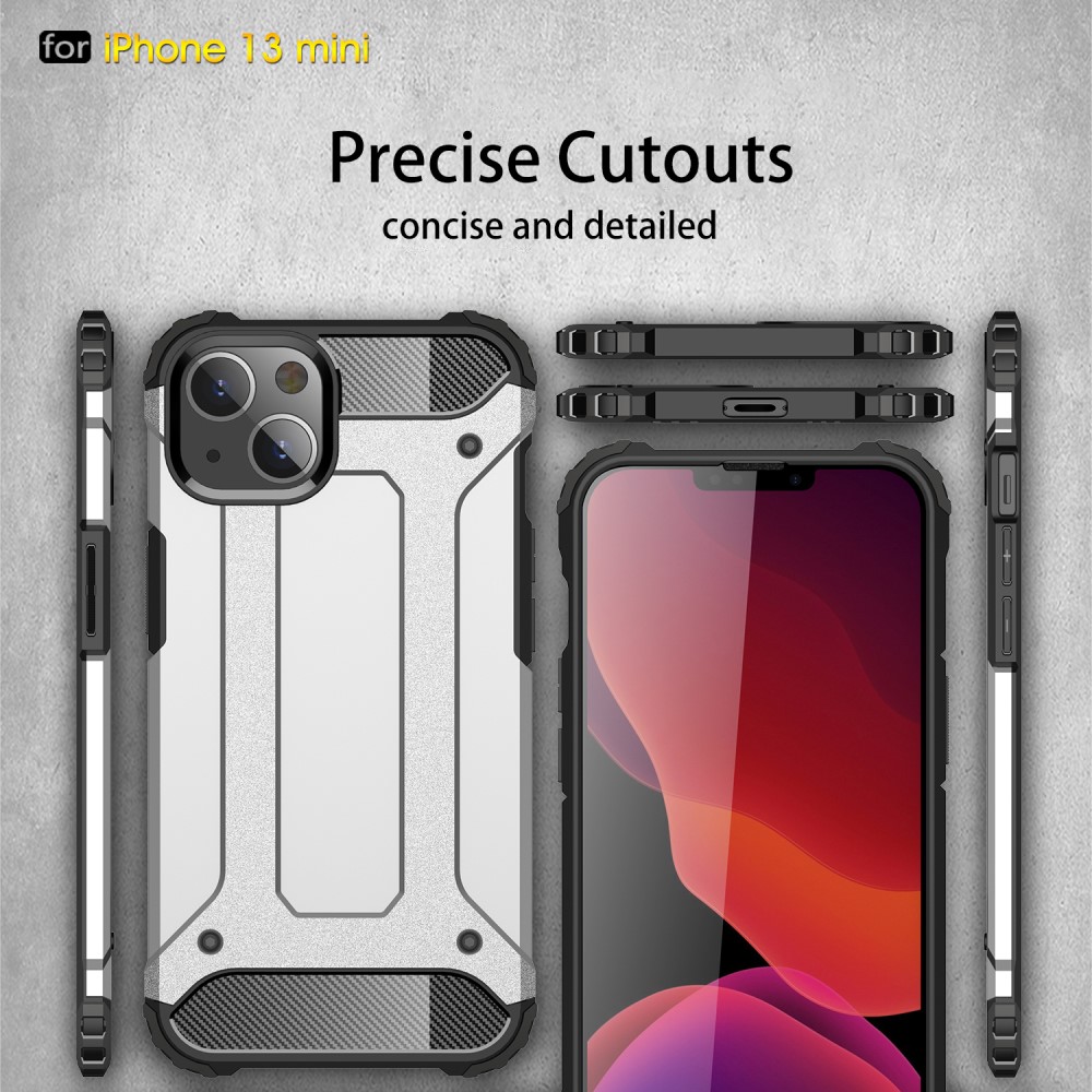  iPhone 13 Mini - Shockproof Armor Hybrid Skal - Roséguld