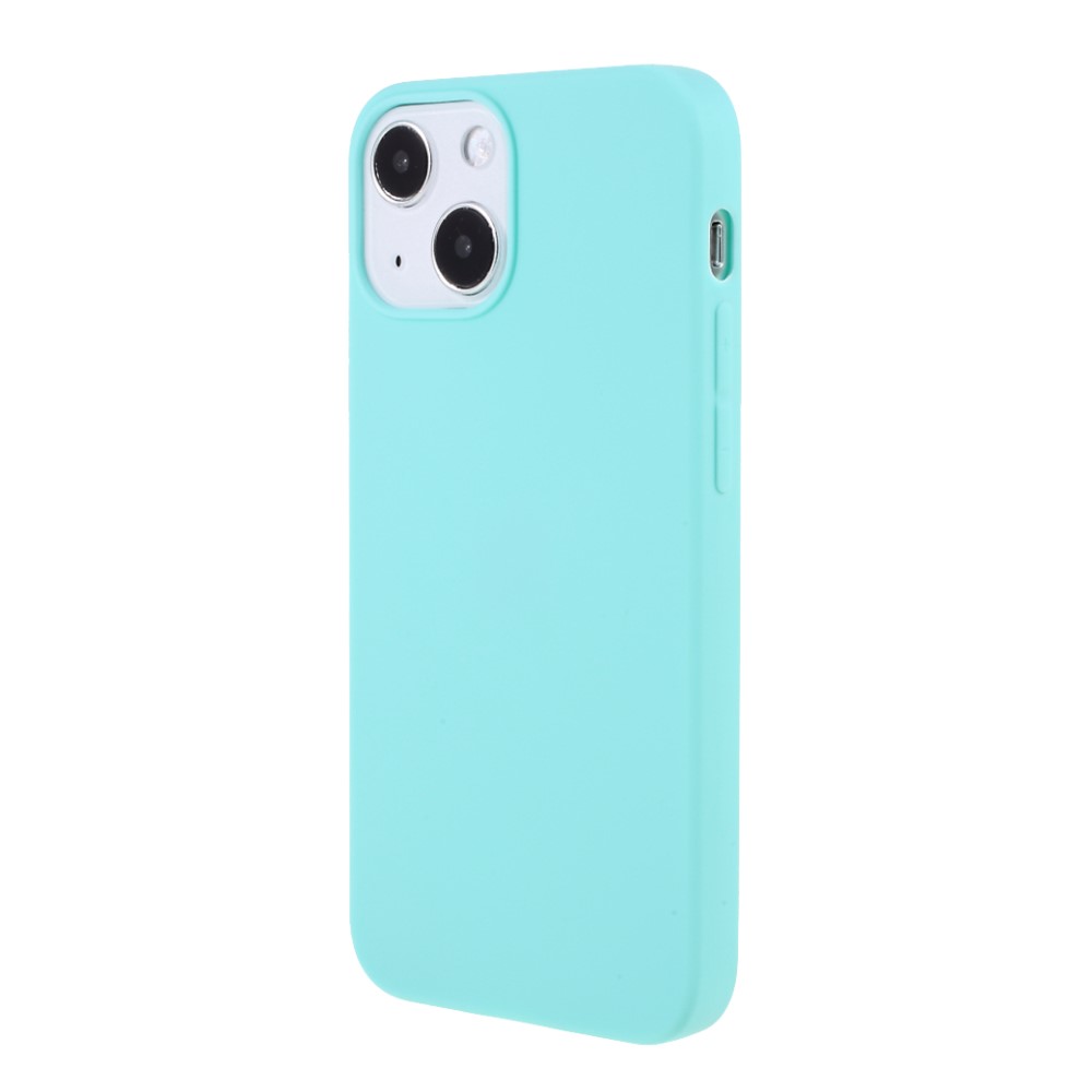  iPhone 13 Mini - Matt TPU Skal - Cyan