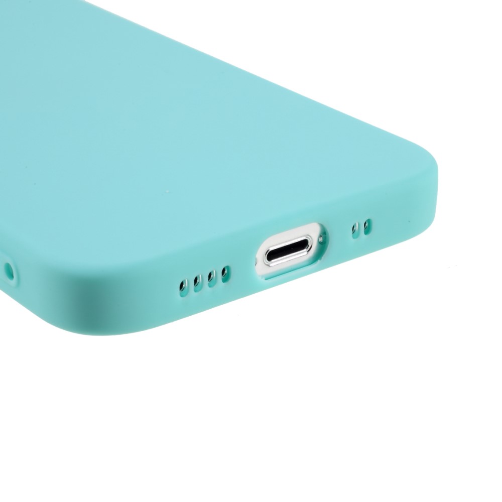  iPhone 13 Mini - Matt TPU Skal - Cyan