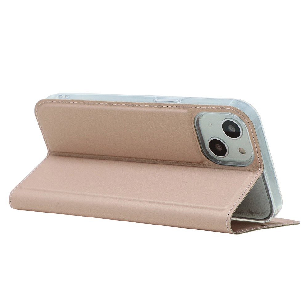  iPhone 13 Mini - Skin Touch Flip Fodral - Roséguld