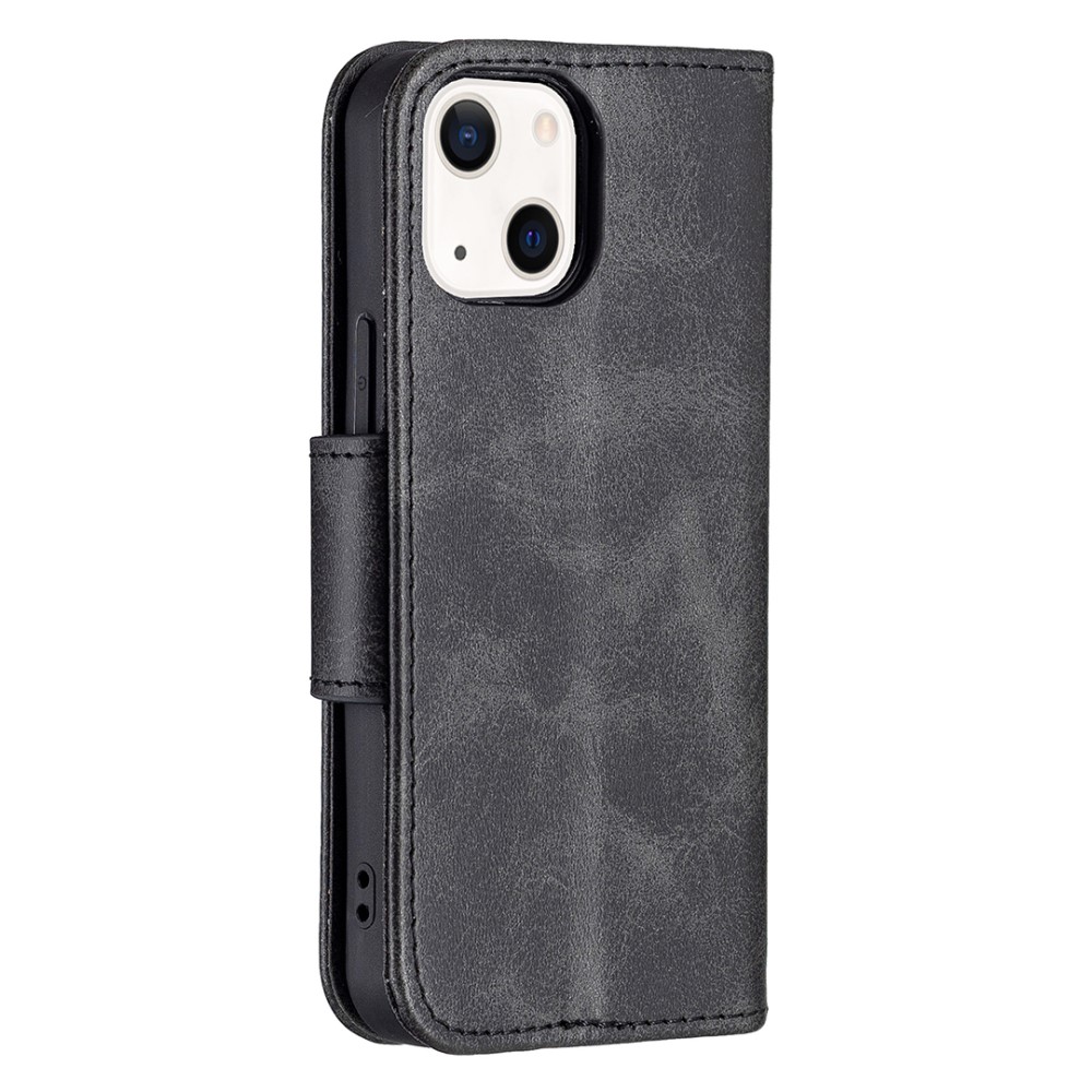  iPhone 13 Mini - Shark Solid Läder Fodral - Svart