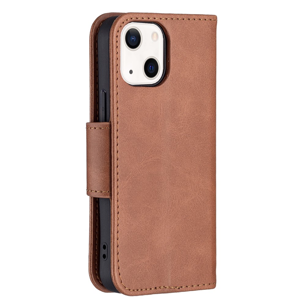  iPhone 13 Mini - Shark Solid Läder Fodral - Brun