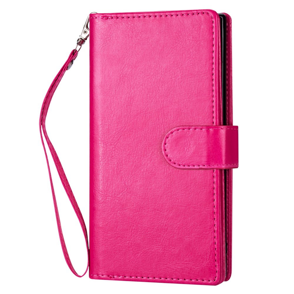  iPhone 13 Mini - 2in1 9-korts Magnet Fodral / Skal - Rosa