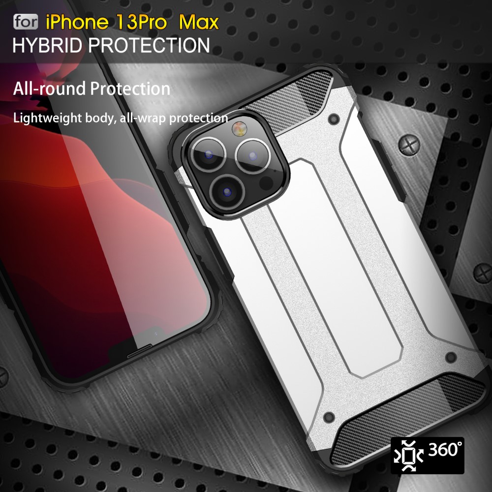  iPhone 13 Pro Max - Shockproof Armor Hybrid Skal - Guld