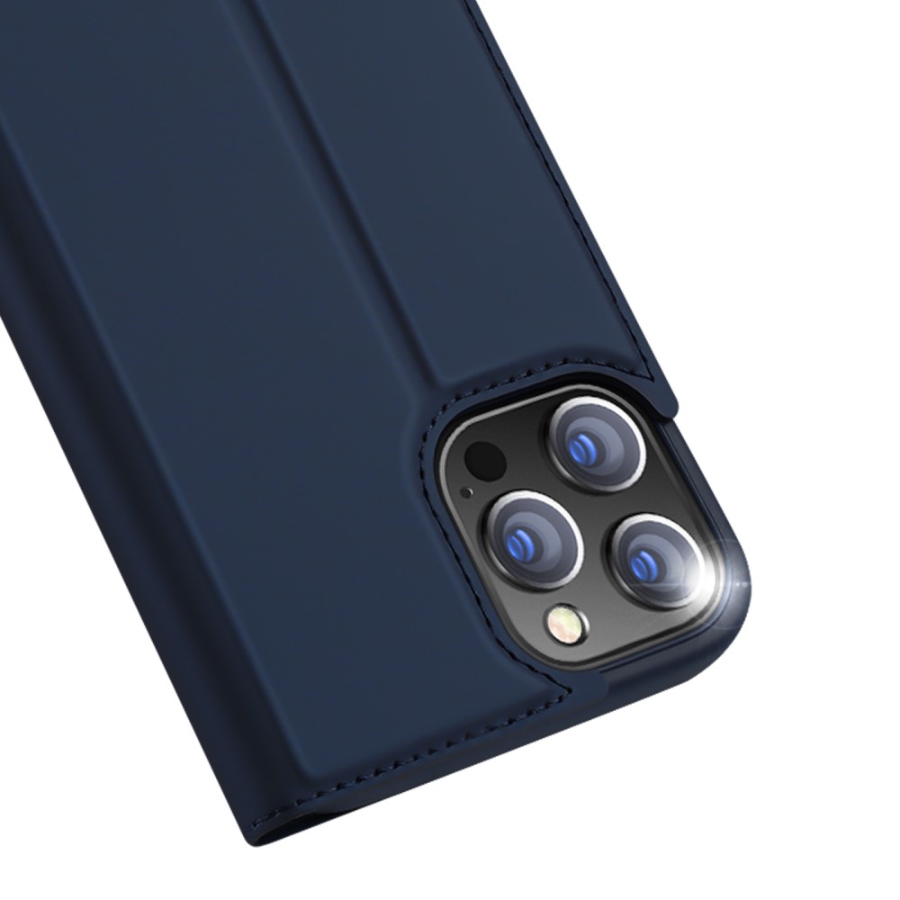 DUX DUCIS iPhone 13 Pro Max - DUX DUCIS Skin Pro Läder Fodral - Blå