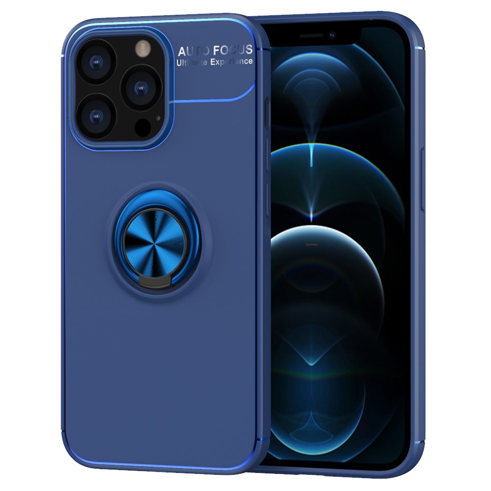  iPhone 13 Pro Max - Ring Skal - Blå