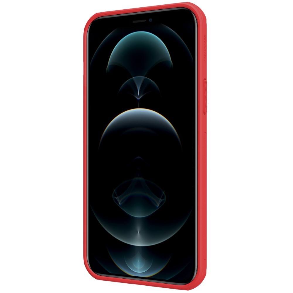 NILLKIN iPhone 13 Pro Max - NILLKIN Shield Frostat Skal - Röd