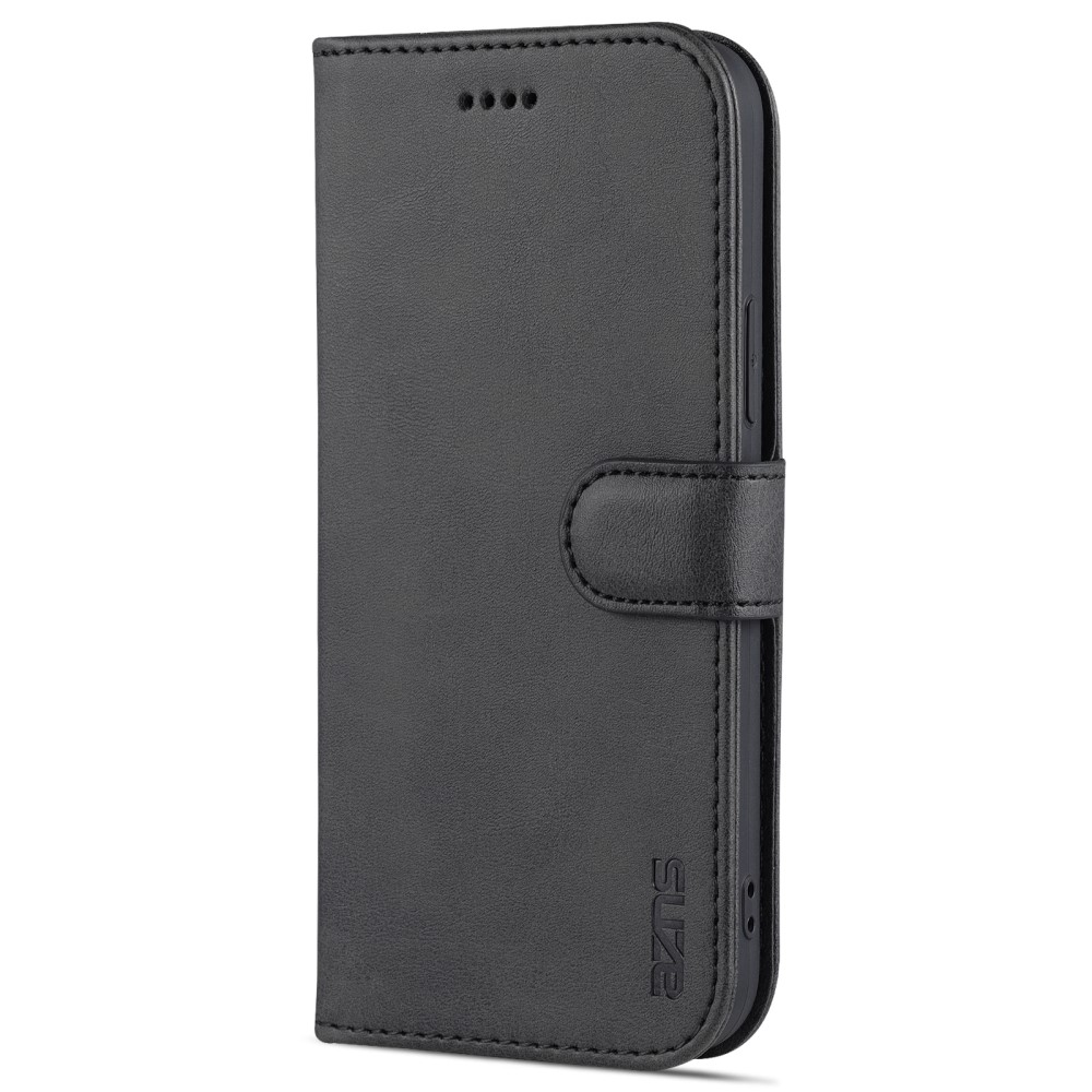 AZNS iPhone 13 Pro Max - AZNS Läder Fodral - Svart