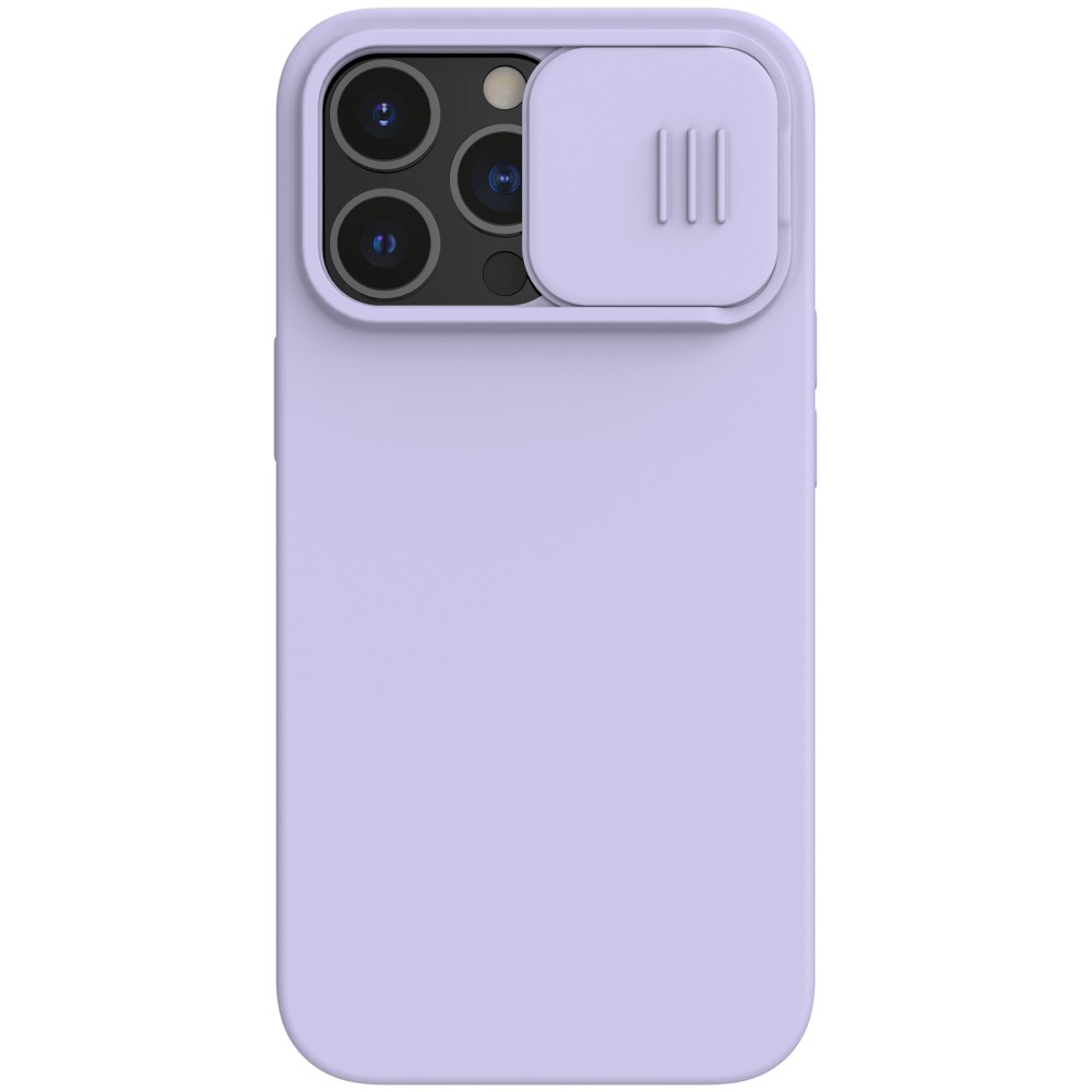 NILLKIN iPhone 13 Pro Max - NILLKIN MagSafe CamShield Silky Liquid Skal - Lila