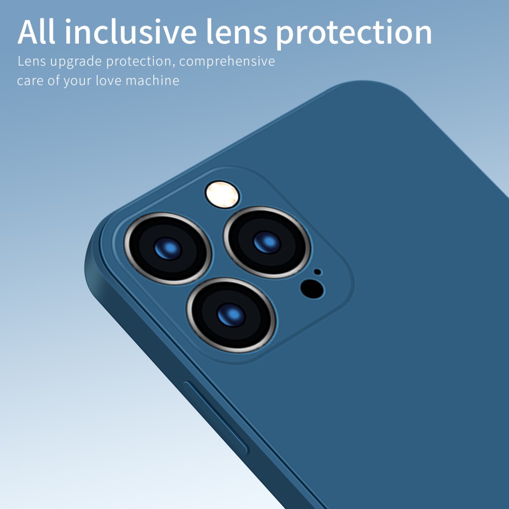 PINWUYO iPhone 13 Pro Max - PINWUYO Liquid Silikon Skal - Grön