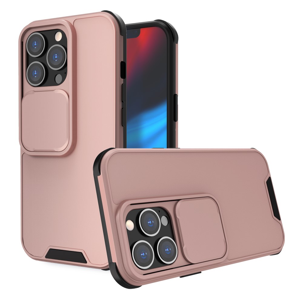  iPhone 13 Pro Max - CamShield Hybrid Skal - Roséguld