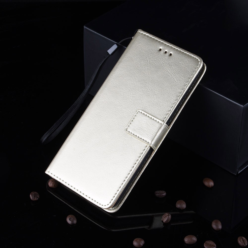  iPhone 13 Pro Max - Klassiskt Läder Fodral - Guld