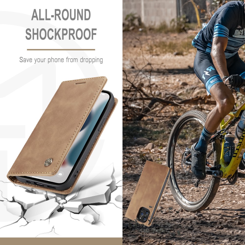 CASEME iPhone 13 Pro Max - CASEME Retro Fodral - Brun