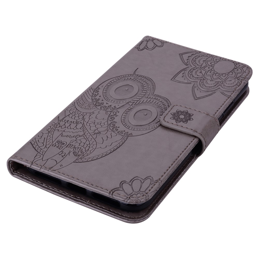  iPhone 13 Pro Max - Owl Läder Fodral - Grå