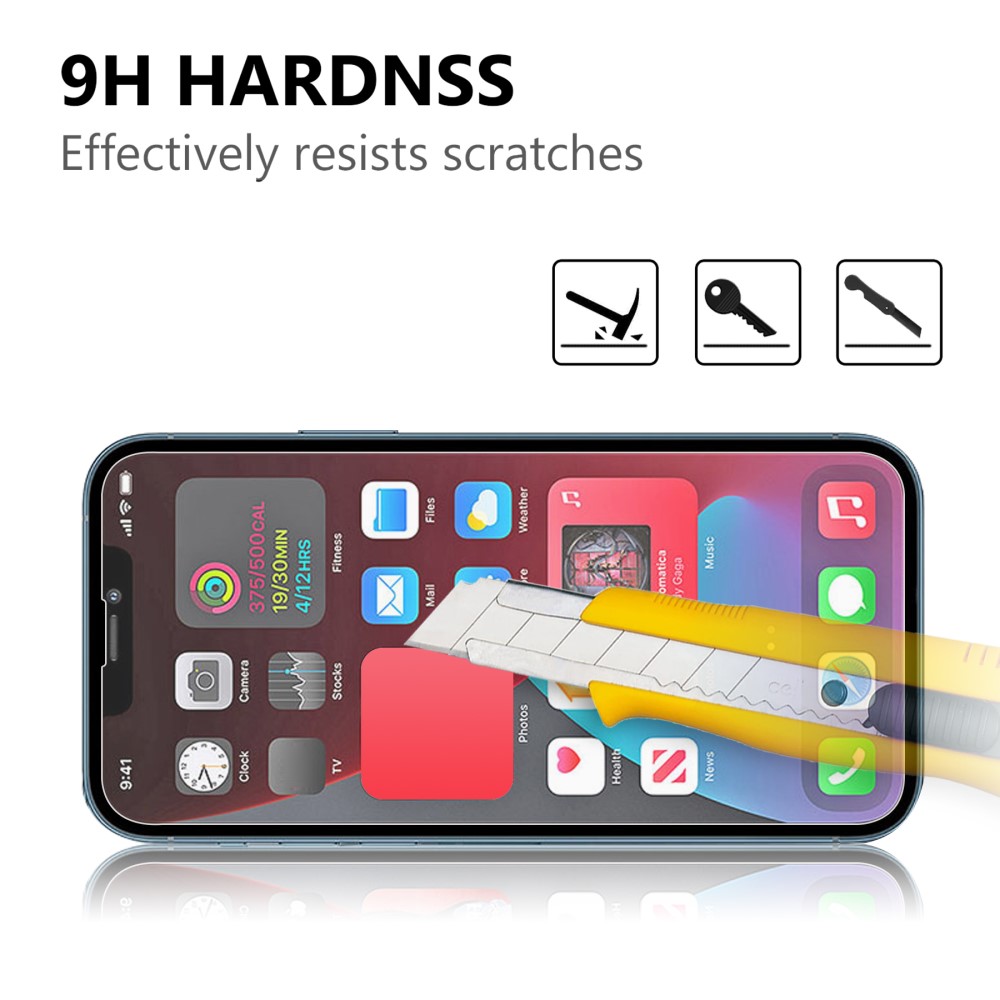  iPhone 14 Plus / 13 Pro Max - 2-PACK Skärmskydd I Härdat Glas