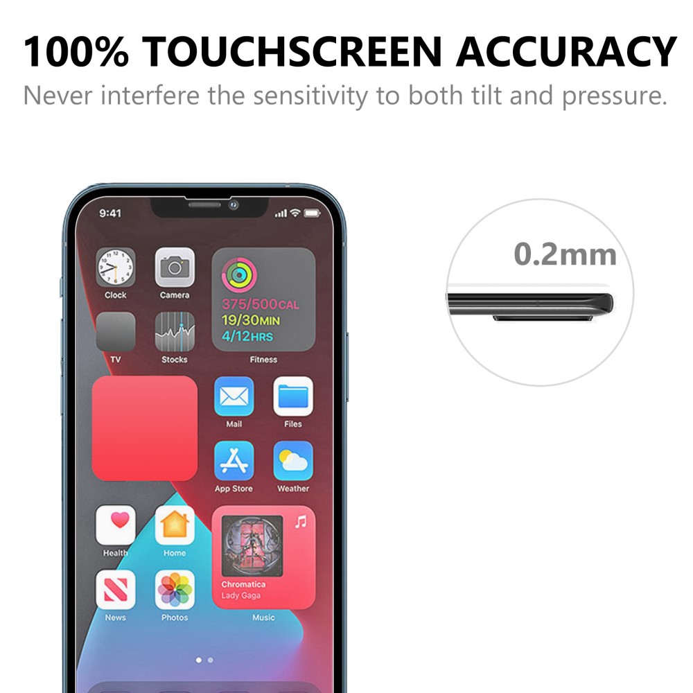  iPhone 14 Plus / 13 Pro Max - 2-PACK Skärmskydd I Härdat Glas