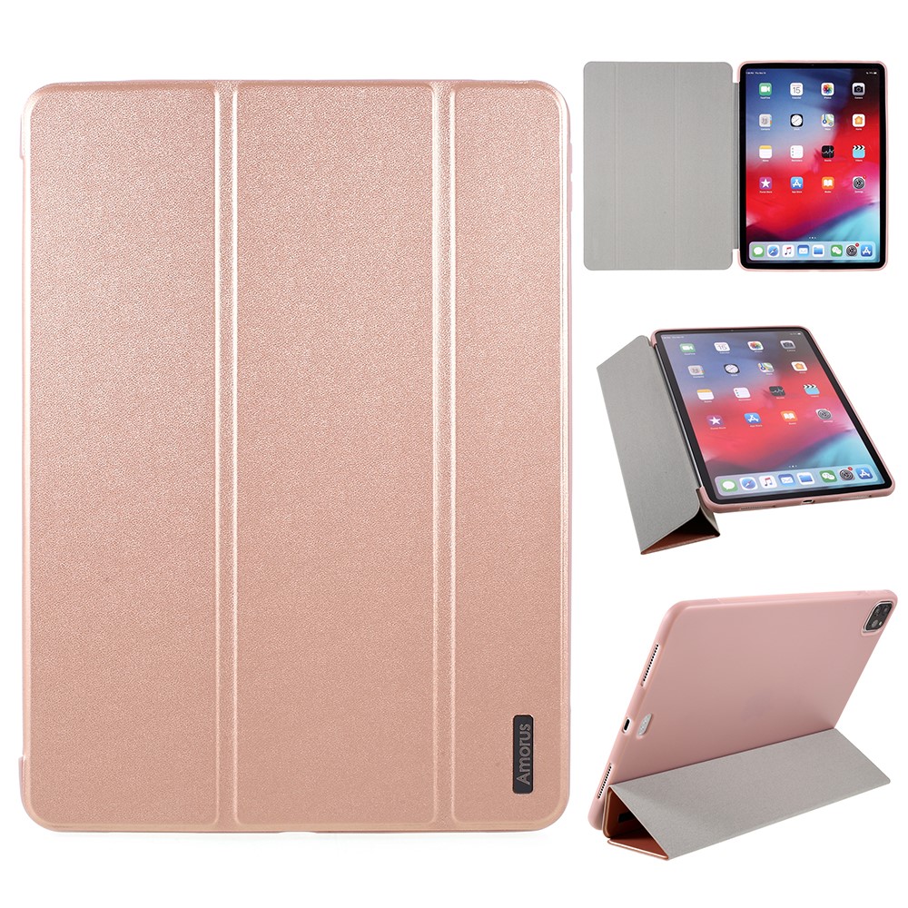 AMORUS AMORUS iPad Air 2026-2020/Pro 11 2018/2020 Fodral Läder