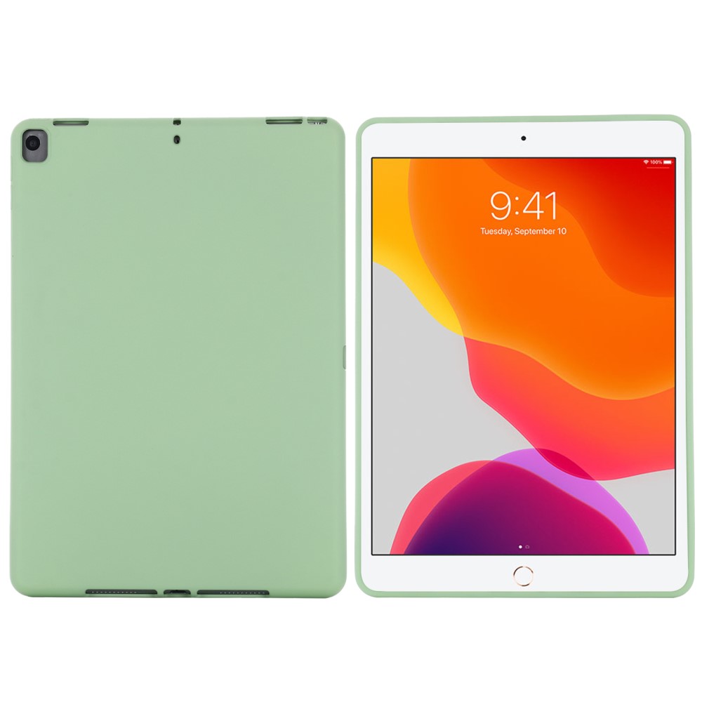  iPad 10.2 2019/2020/2021, Air 10.5 2019 Skal Liquid Silikon Grön