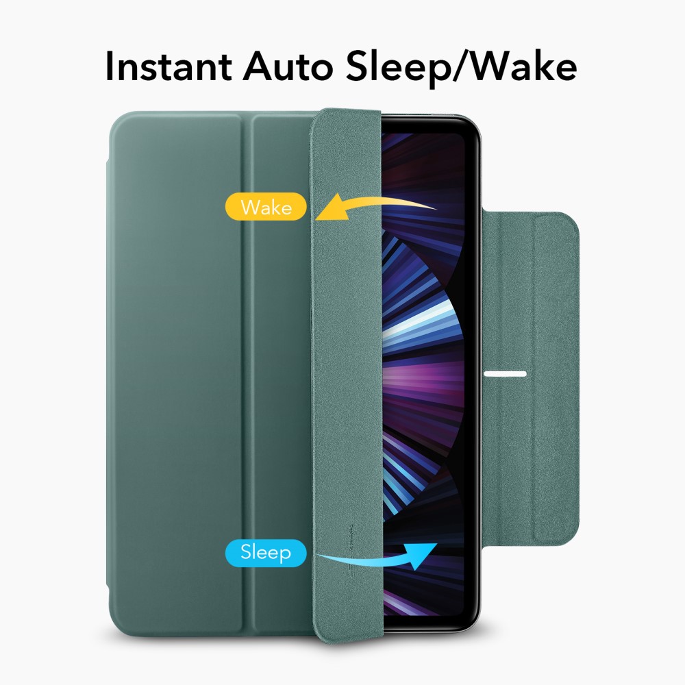 ESR ESR iPad Pro 11 (2020/2021) 2in1 Magnetiskt Fodral Grön