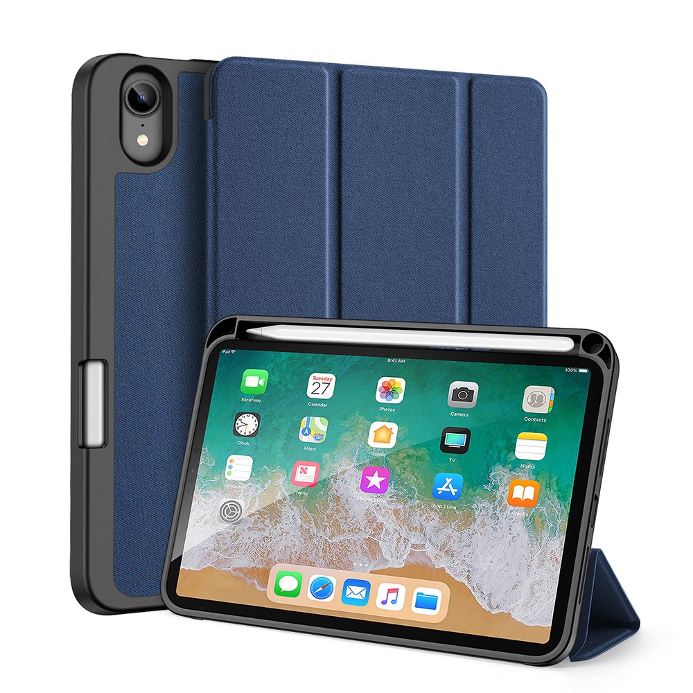 DUX DUCIS DUX DUCIS iPad Mini 2024/2021 Fodral DOMO Pennhållare Blå