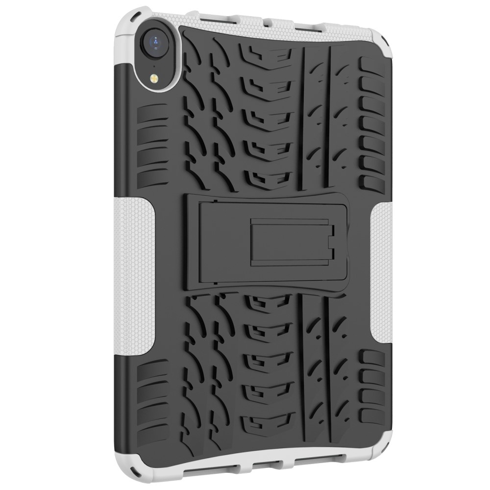  iPad Mini 2024/2021 Skal Rugged Kickstand Armor Vit