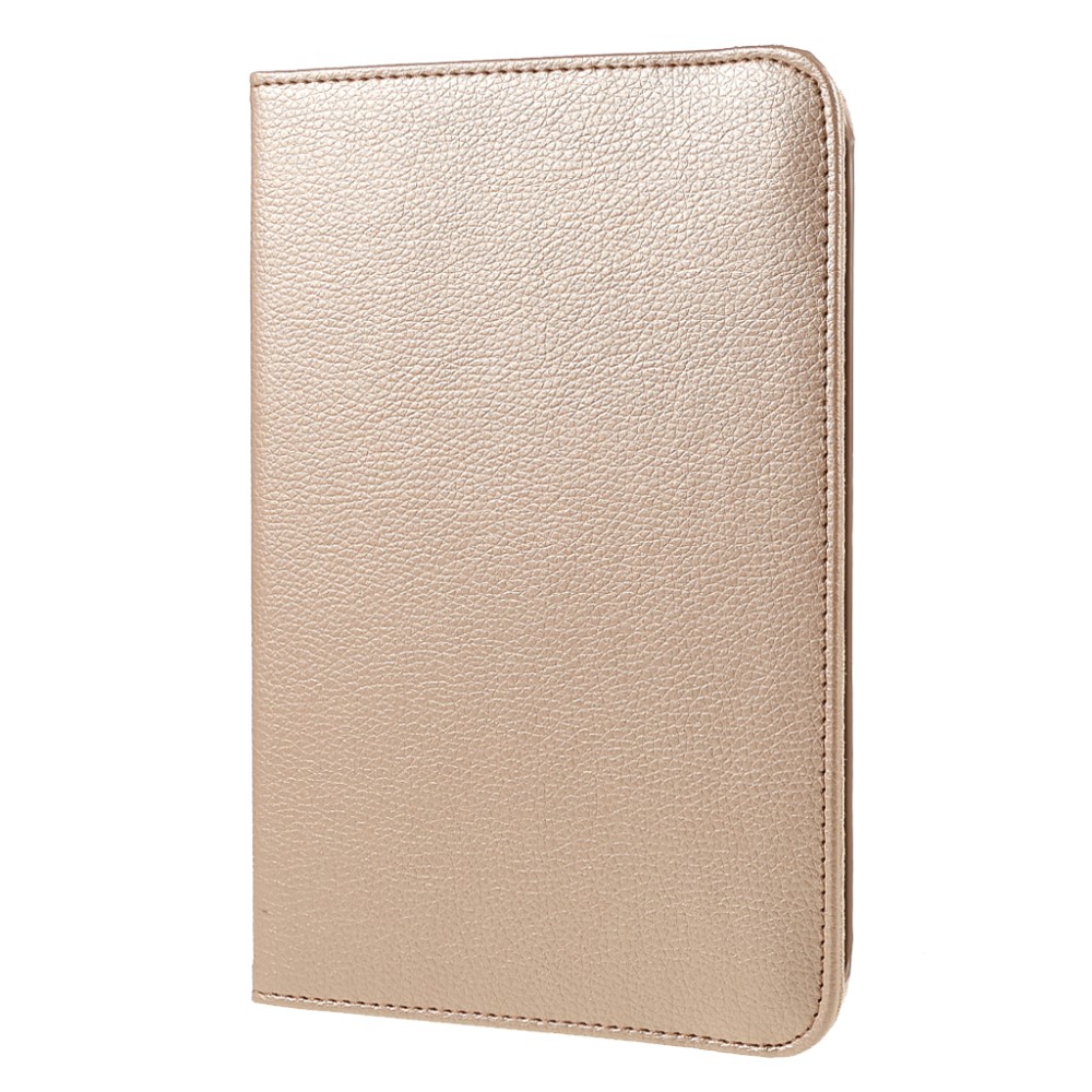  iPad Mini 2024/2021 Fodral 360° Rotation Litchi Guld
