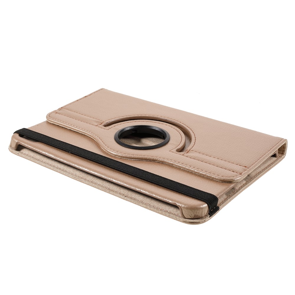  iPad Mini 2024/2021 Fodral 360° Rotation Litchi Guld