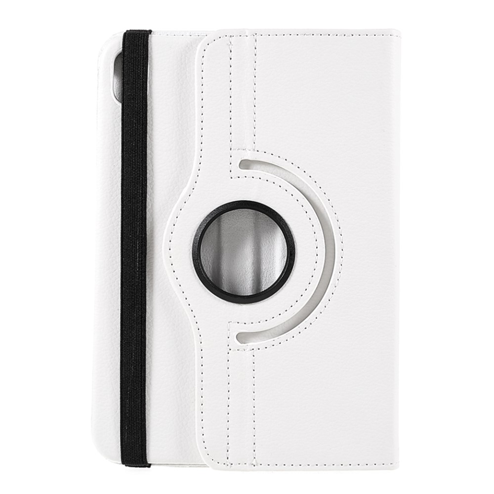  iPad Mini 2024/2021 Fodral 360° Rotation Litchi Vit