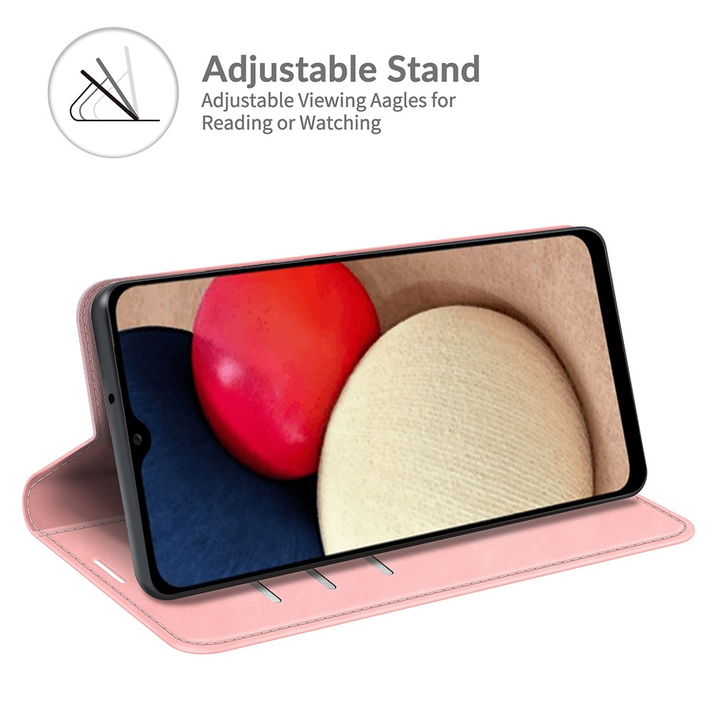  Samsung Galaxy A03s Magnetisk Flip Fodral Roséguld