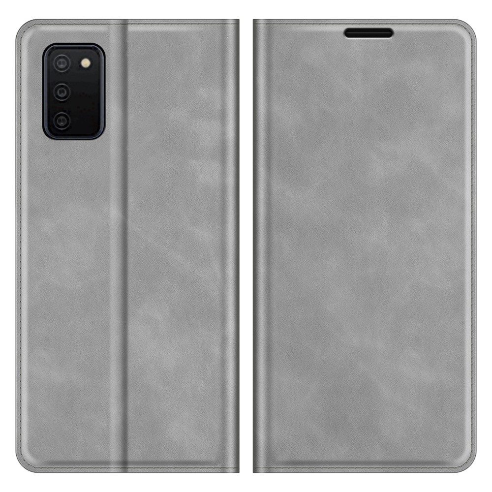  Samsung Galaxy A03s Magnetisk Flip Fodral Grå