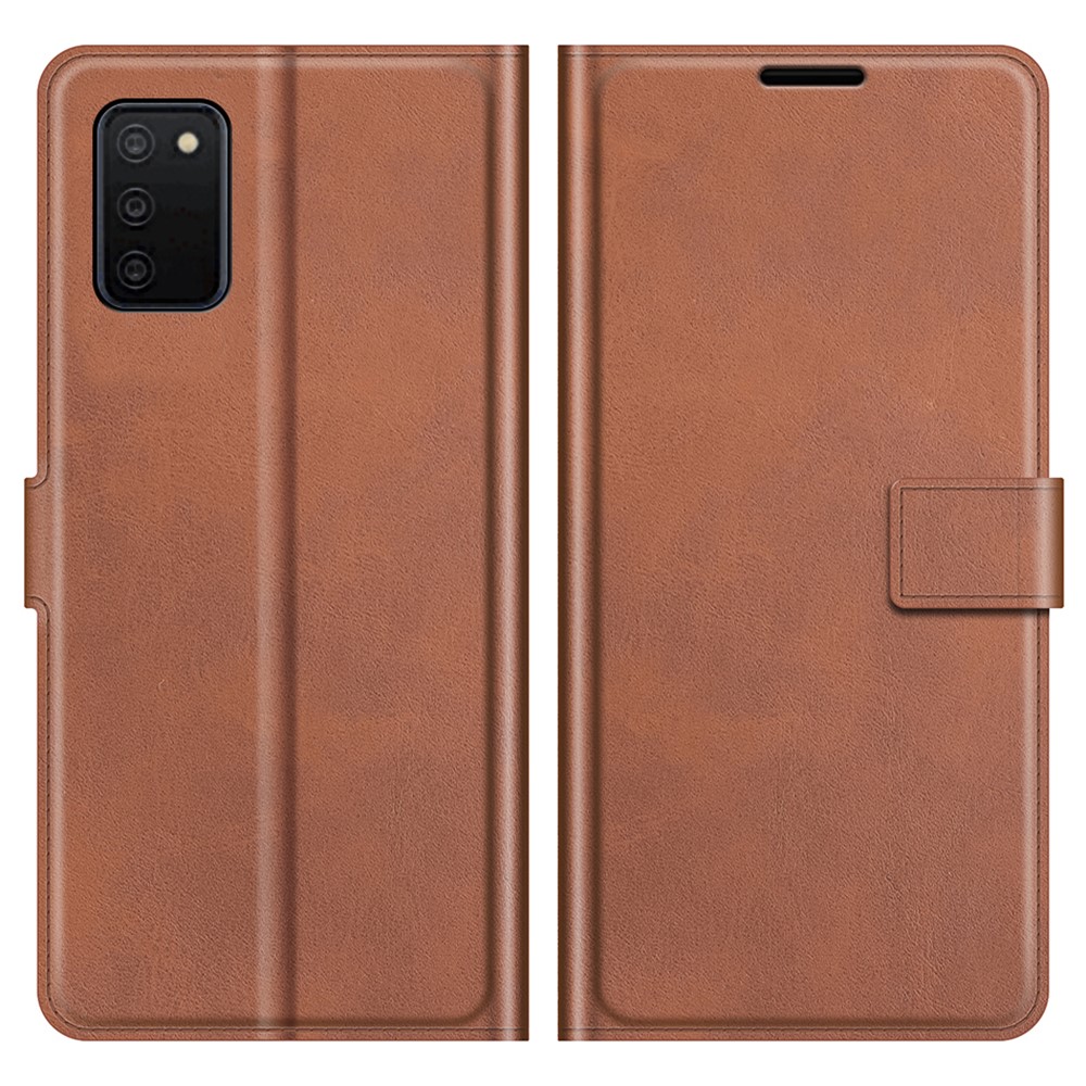  Samsung Galaxy A03s Fodral Läder Brun