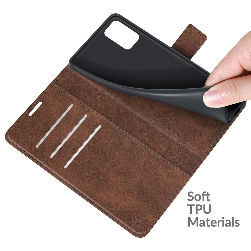  Samsung Galaxy A03s Fodral Läder Brun