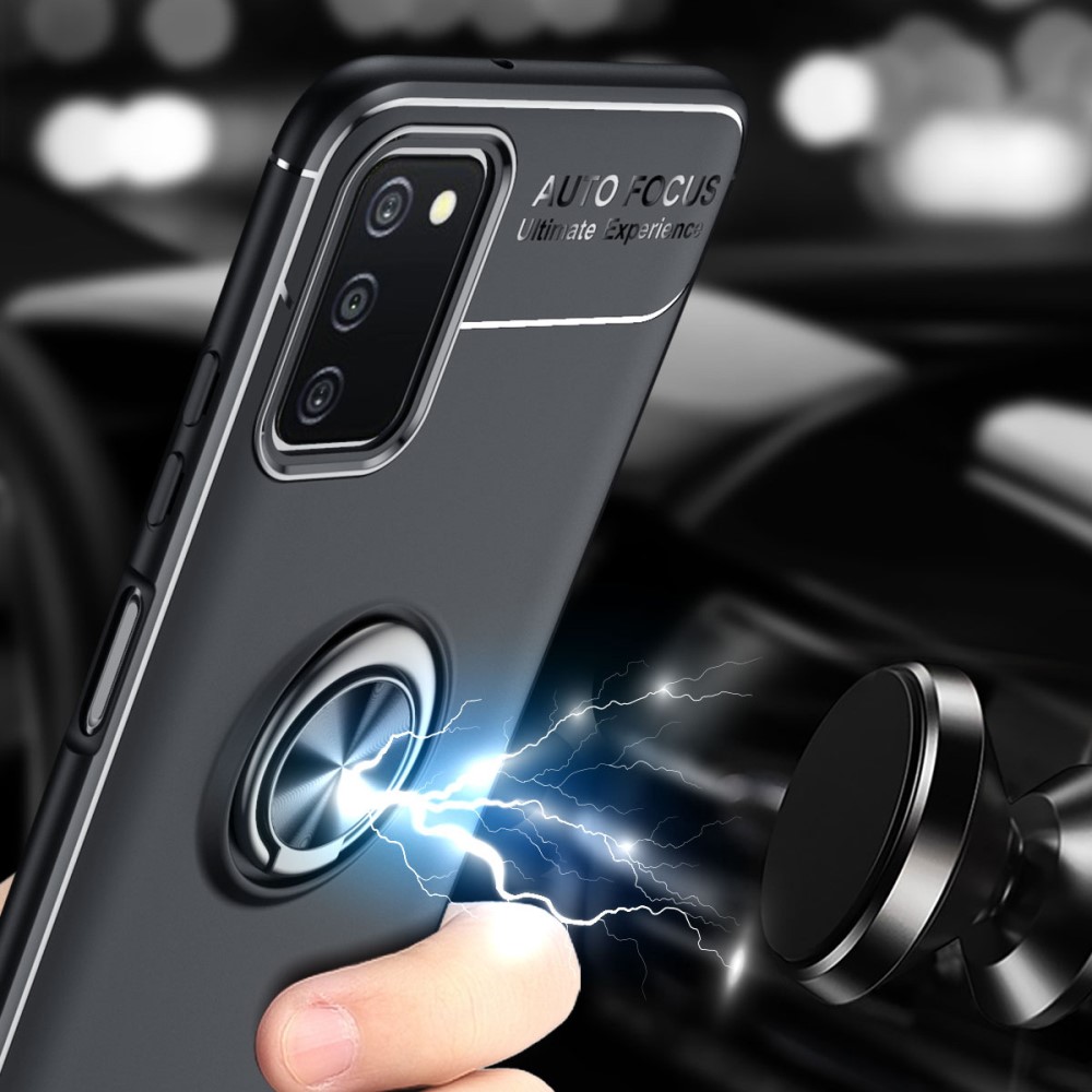  Samsung Galaxy A03s Skal Ring Svart