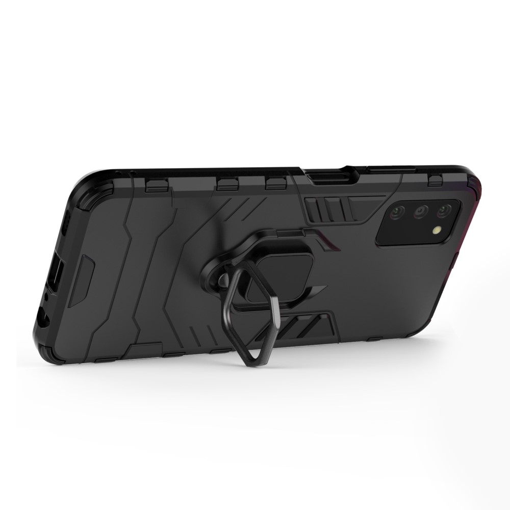  Samsung Galaxy A03s Skal Hybrid Ring Svart
